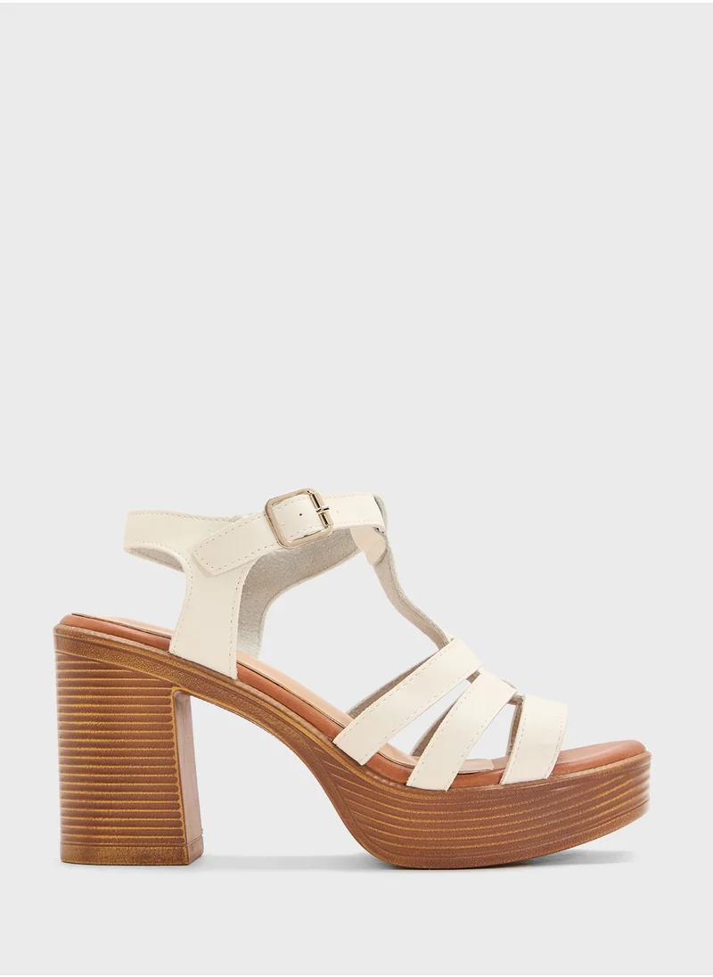Andarina Platform Heeled Sandal