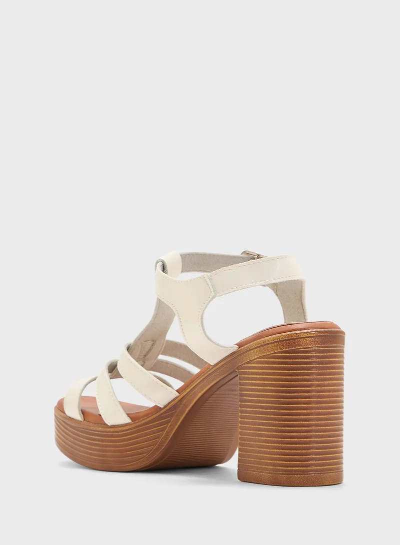 Andarina Platform Heeled Sandal