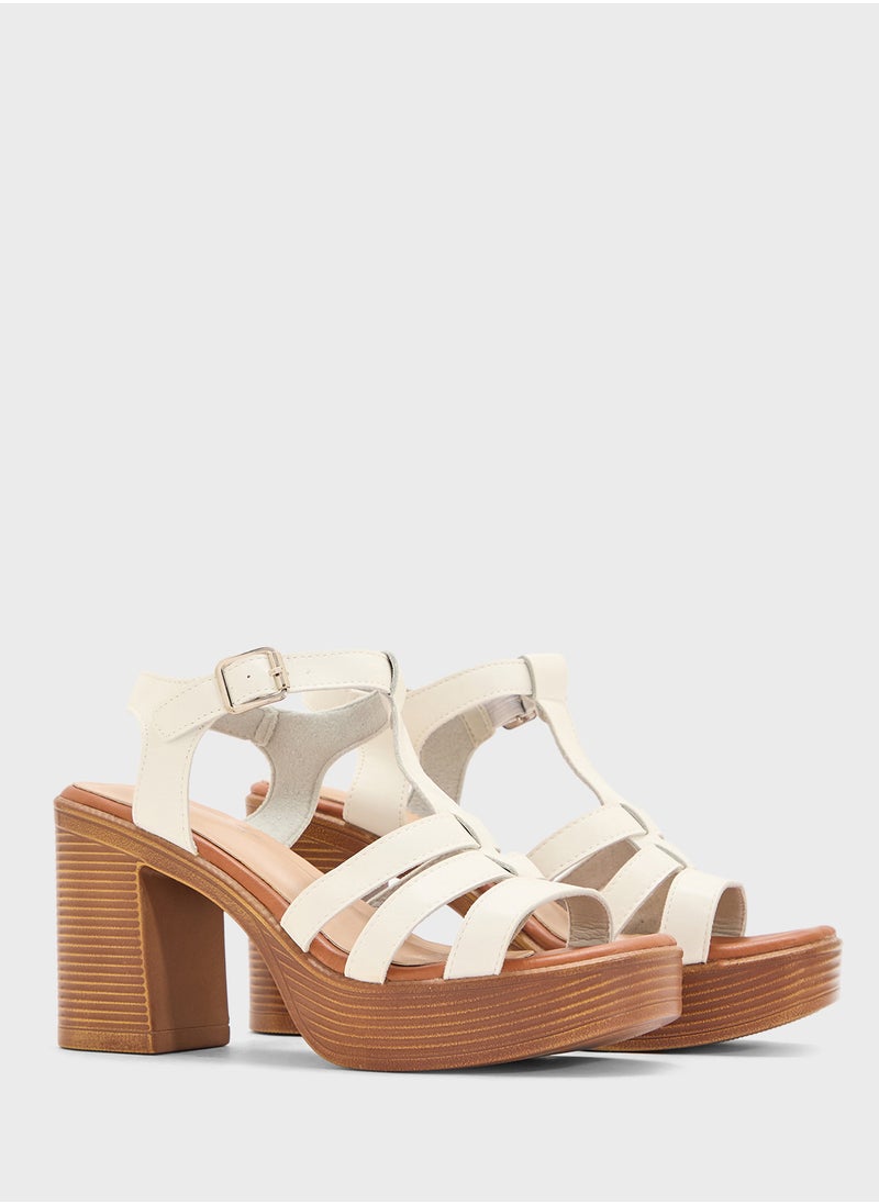 Andarina Platform Heeled Sandal  - Image 4