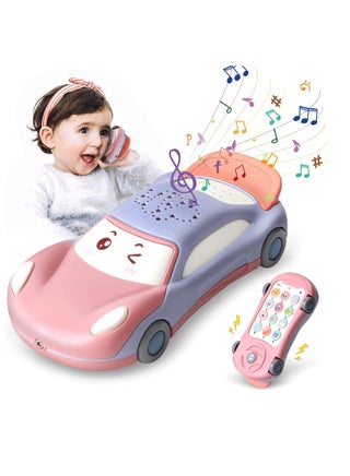 Baby Cell Phone Toy for 1 Year Old Boy, Multi-Function Car Toy with Music, Star Projector, Kids Pretend Phone for Learn Call Chat, Early Education Phone Toy for 1 2 3 Year Old Toddler Girl Boy - pzsku/Z70BFD2B342720D8D4188Z/45/_/1695885565/ec4f4e3f-9641-4b4e-8a2c-4b2d10dc5c3b