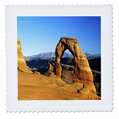 3DROSE 3dRose qs_55264_2 Utah Arches National Park Quilt Square, 6 by 6-Inch - Image 1
