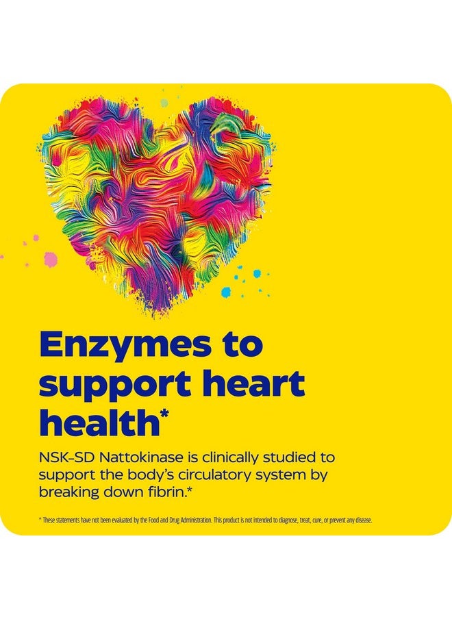 ENZYMEDICA - Enzymedica, Natto-K, Nattokinase Supplement, Promotes Heart Health & Circulation, 30 Count - Image 1