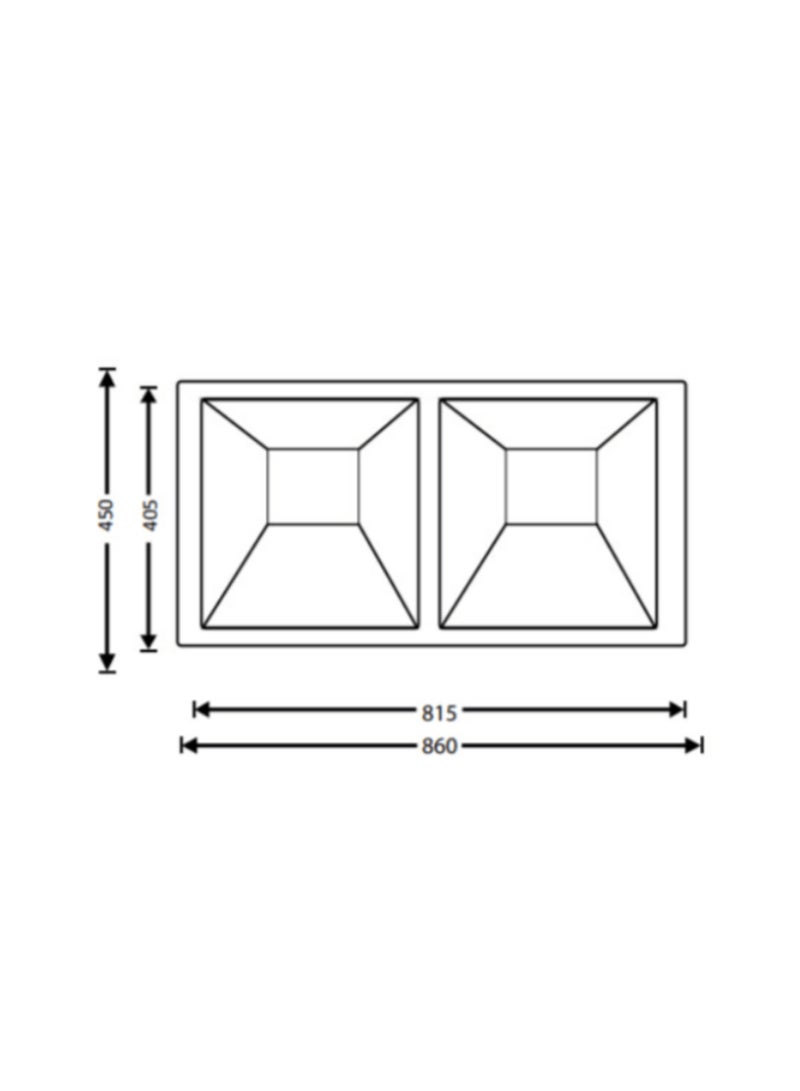SUIZAK Double Bowl Kitchen Sink, Model SZ8645 1B - SZS0902016, Stainless Steel 304 Grade, Radius 10 Design, Sound Pad & Undercoating, 860 × 450 × 220 mm - Image 2