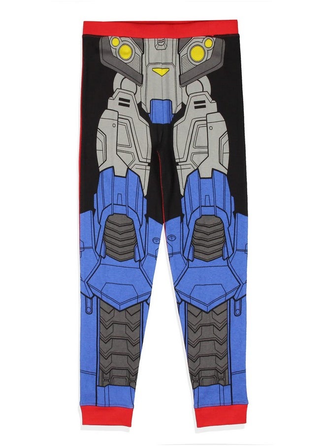 INTIMO INTIMO Transformers Boys' Optimus Prime Costume Character TV Show Sleep Pajama Set (8) Multicolored  - Image 4