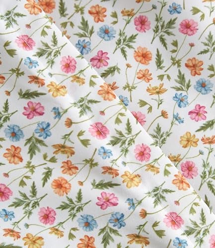CGK Unlimited Duvet Cover Queen Size Set Extra Soft Floral Duvet Cover 90 x 90 with 2 Pillow Shams Comfy Breathable Floral Bedding Set Hotel Luxury Fade Free with Zipper Closures and Ties Spring Garden - Image 1