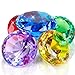 MARFOREVER Extra Large Diving Gem Pool Toys 60MM Extra Big Diamond Colorful Pirate Treasure Diving Gems Huge Acrylic Diamond Pool Gems Set for Summer Swimming Party Favors Boys Girls Training Gifts - Image 2