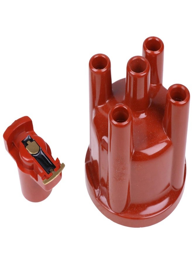 Chamixx Cap and Rotor Kit D604604 73554001942 Compatible with Cast Distributor 4 Cylinder VW Engines - Image 1