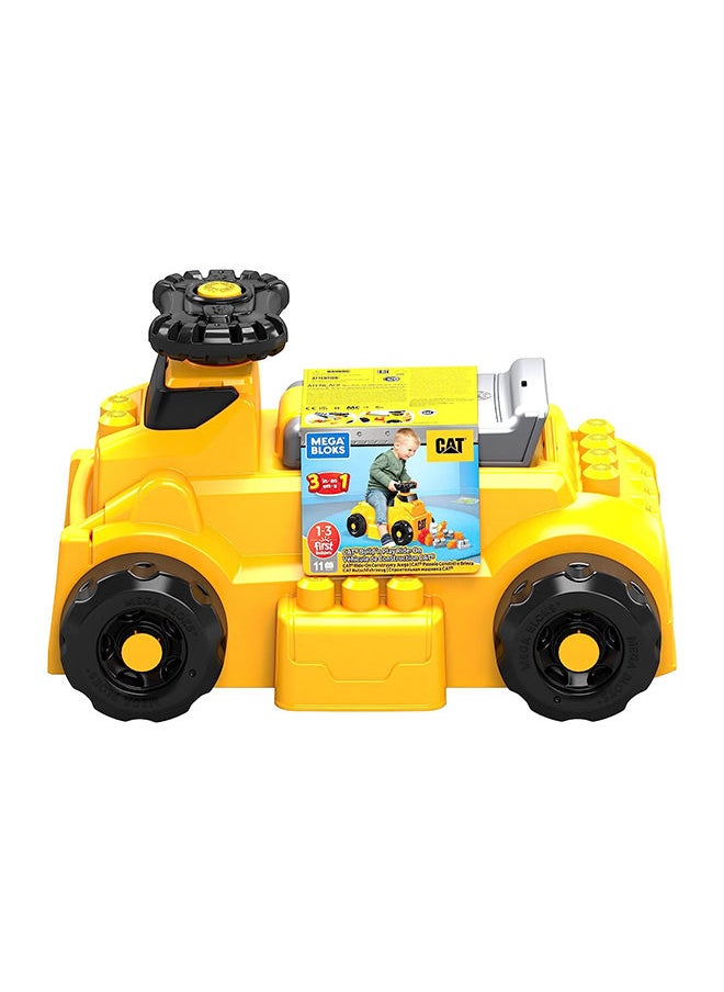 MEGA Mega Cat Build 'N Plow Ride-On  - Image 3