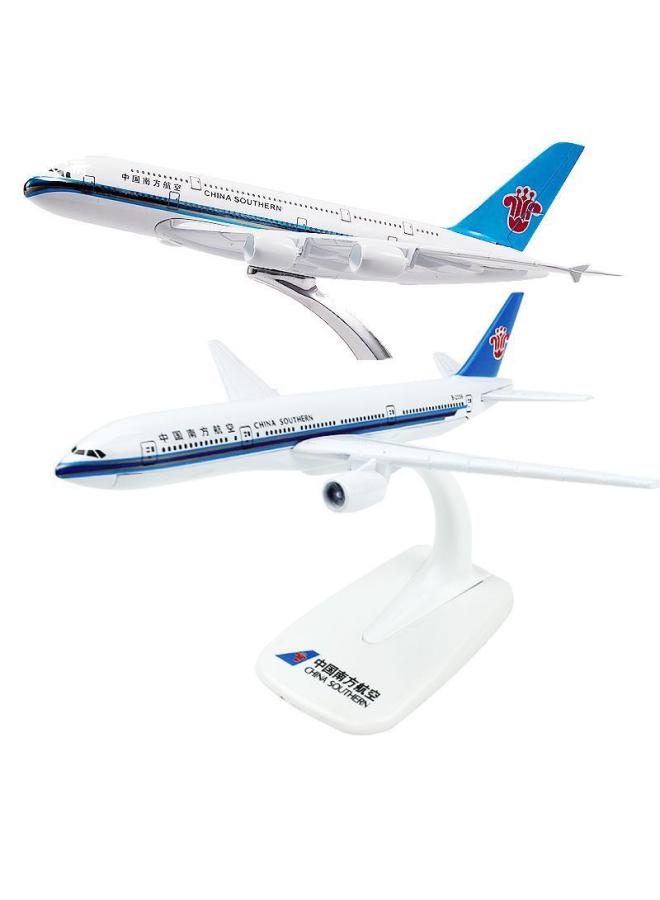 China Southern Airlines 20cm Aircraft Model Alloy Aircraft Model Passenger Plane 787 China Southern Airlines 16cm Pulley-Color:(wheeled Without Light) A380 Nanhang 45cm