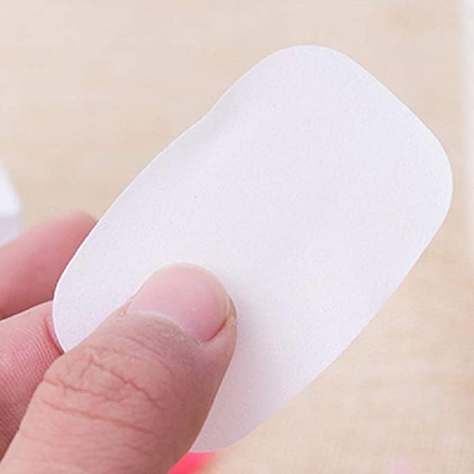 QUEBERS Paper Soap Strips Box For Traveling/Portable Disposable Hand Washing Cleaning Paper Soap/Slice Sheets Foaming Soap For Travel (9) - Image 4