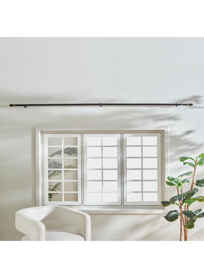 Home Box Zoe Powder Coated 25mm Extendable Single Curtain Rod 110-320 cm - Image 5