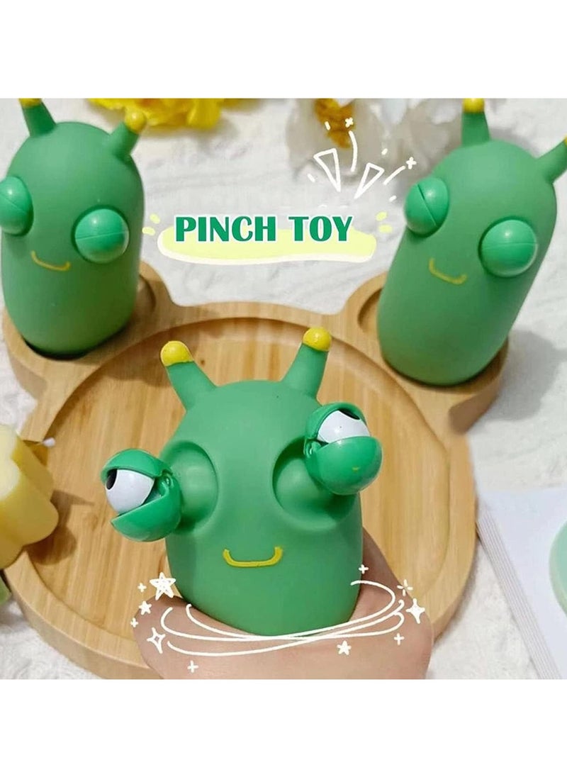 Funny Squeeze Toy, Green Eye Stress Relief Relieve Anxiety Portable Grass Worm Pinch Toy for Autism Hyperactivity Kids Adult Party Gifts Prize Desk Decoration 4PCS - pzsku/Z70C0569FDFF57C371CC4Z/45/_/1731347607/b749b5c5-a230-425f-9256-d7722d370295