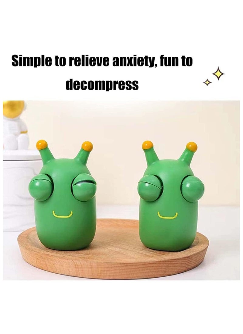 Funny Squeeze Toy, Green Eye Stress Relief Relieve Anxiety Portable Grass Worm Pinch Toy for Autism Hyperactivity Kids Adult Party Gifts Prize Desk Decoration 4PCS - pzsku/Z70C0569FDFF57C371CC4Z/45/_/1731347616/3e3fbde4-4d8e-4353-8e04-bcc7343dd341