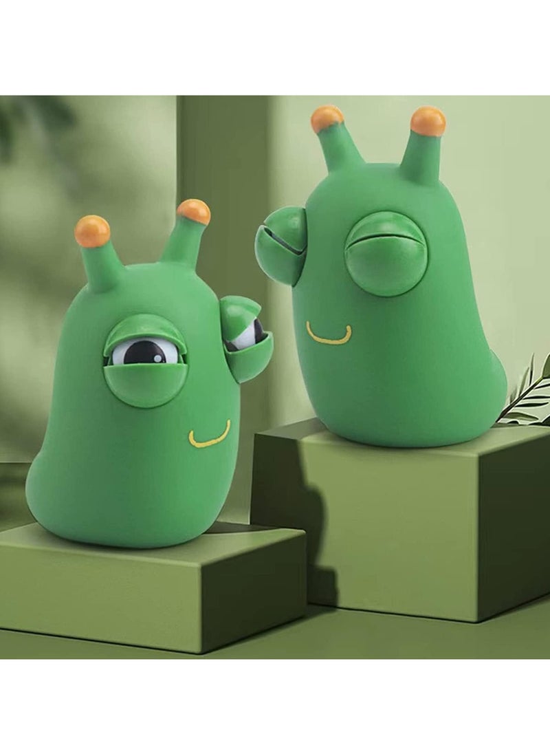 Funny Squeeze Toy, Green Eye Stress Relief Relieve Anxiety Portable Grass Worm Pinch Toy for Autism Hyperactivity Kids Adult Party Gifts Prize Desk Decoration 4PCS - pzsku/Z70C0569FDFF57C371CC4Z/45/_/1731347616/b82efc2f-d036-4647-8e9a-2bf3e4573762