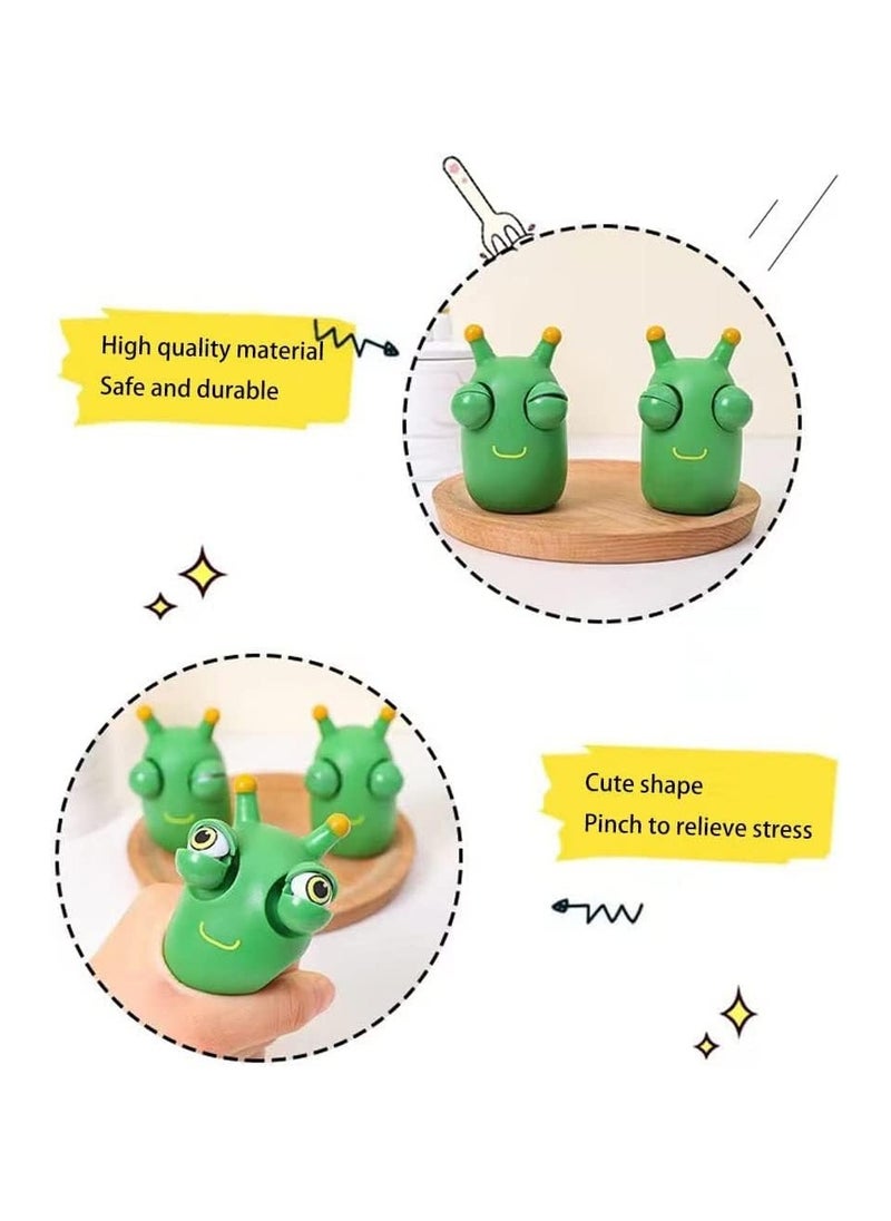 Funny Squeeze Toy, Green Eye Stress Relief Relieve Anxiety Portable Grass Worm Pinch Toy for Autism Hyperactivity Kids Adult Party Gifts Prize Desk Decoration 4PCS - pzsku/Z70C0569FDFF57C371CC4Z/45/_/1731347626/3448ffb3-feee-4f93-8092-b4f8e4a95571