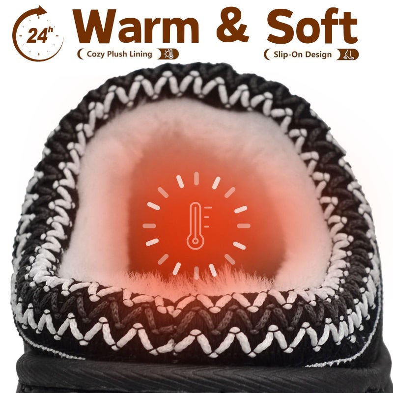 BERANMEY Fuzzy Memory Foam Slippers for Women Men Cozy Platform House Shoes with Anti-Slip Sole Warm Plush Lined Non-Slip Indoor Outdoor Short Ankle Slippers - Image 4
