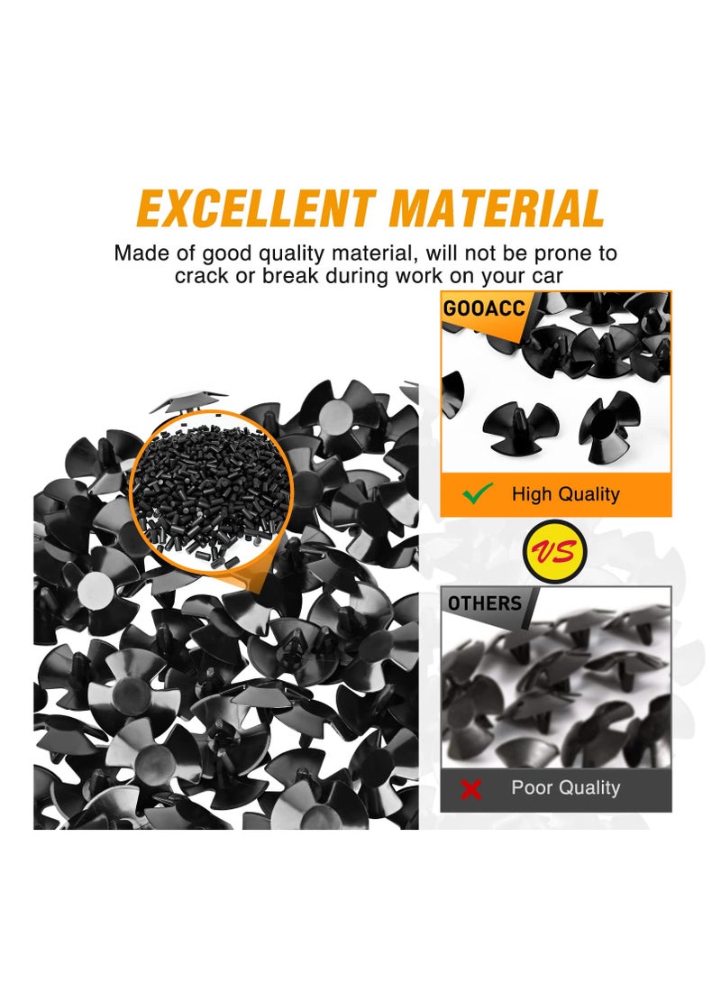 100Pcs Hood Insulation Retainer Clips, Car Hood Insulation Retainers OEM Replacement #4878883AA, Compatible with Jeep Grand Cherokee Dodge Ram Chrysler Plymouth, with 1PC Fastener Remover - Image 4