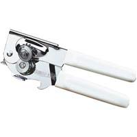 Swing-A-Way Portable Can Opener, Features an Ergonimic Handle for Optimal Comfort, and Built-in Bottle Opener for a 2-in-1 Tool, Durable Cutting Wheel, White - Image 2