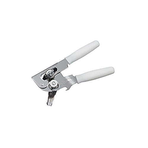 Swing-A-Way Portable Can Opener, Features an Ergonimic Handle for Optimal Comfort, and Built-in Bottle Opener for a 2-in-1 Tool, Durable Cutting Wheel, White - Image 4