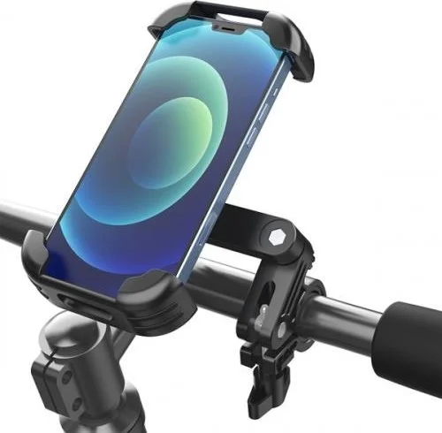 بولهاموبيل Polham Motor, Bicycle, Scooter Handlebar Compatible Phone Holder, Lock System, Compatible with All Phones