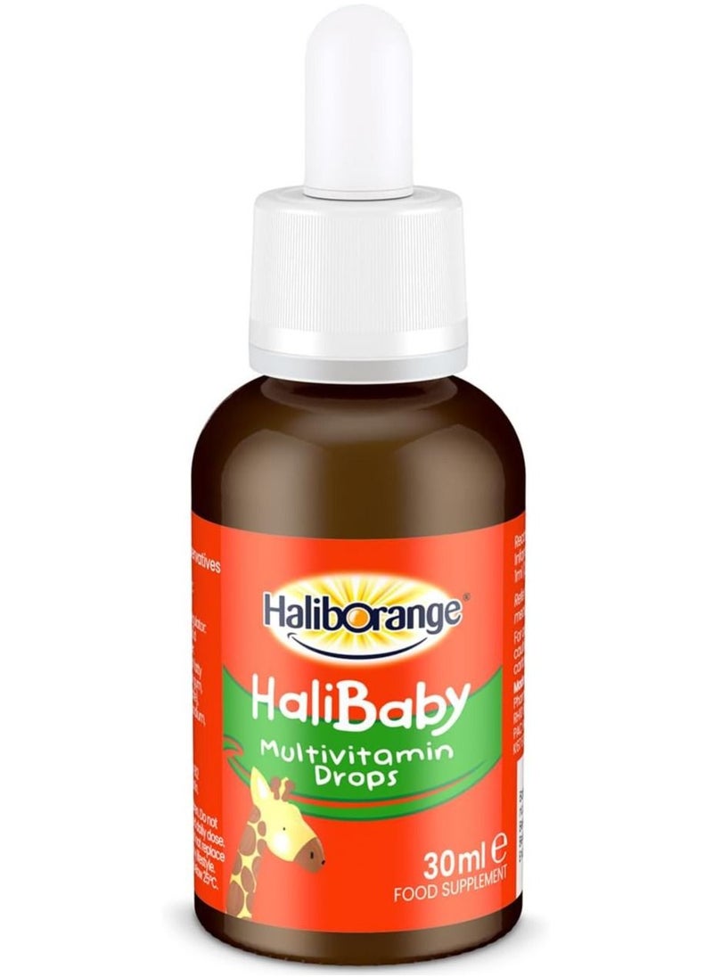 Halibaby Oral Multivitamin Drops 30ml Infant Liquid Supplement Vitamin A Vitamin D  Vitamin C Supports Immune System, Bone Health Easy to Administer Dropper Bottle - pzsku/Z70C085581EE40146419BZ/45/_/1688553982/f5f06a6e-cbf4-4c87-b084-e9aafa53a81c