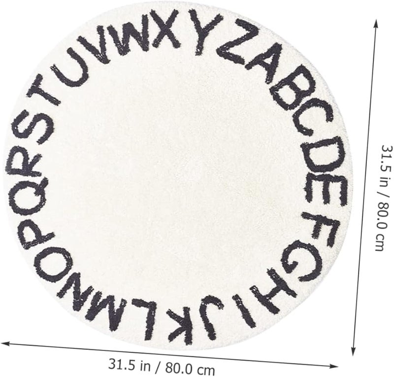 سجادة أرضية بتصميم أحرف دائرية مانعة للانزلاق لديكورات الداخلية والأسطح الزلقة - Image 4