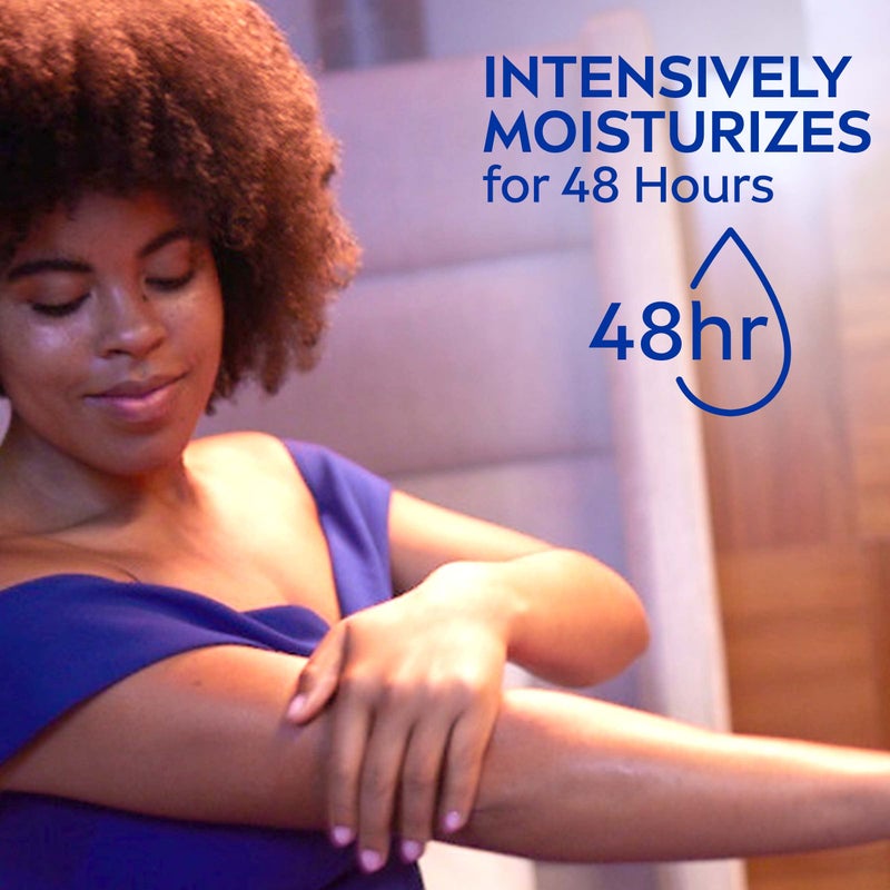 NIVEA Shea Nourish Body Lotion for Dry Skin with Hyaluronic Acid, Shea Butter and Deep Nourishing Serum, 48-Hour Body Moisturizer, 2.5 Fl Oz Bottle, Pack of 6 - Image 5