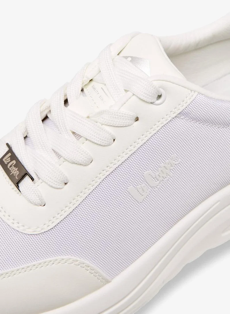 Lee Cooper WHITE Men'S Textured Lace-Up Sneakers for Men | Best Price UAE