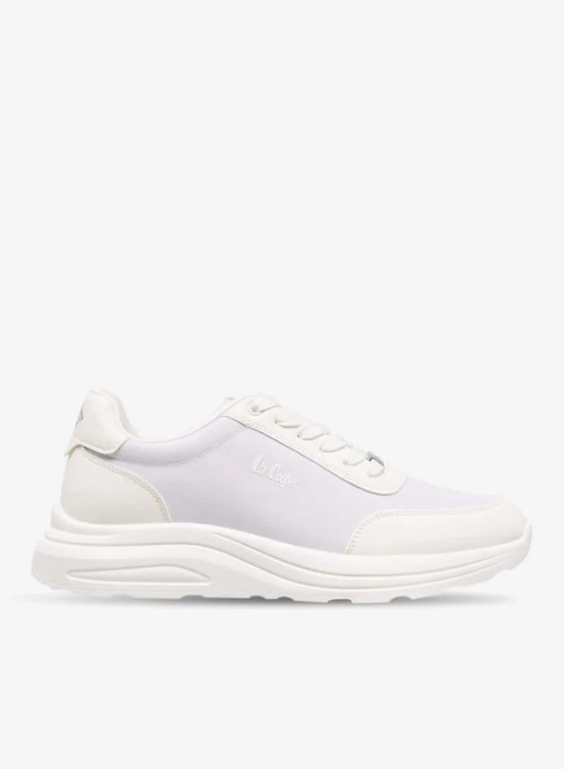 Lee Cooper WHITE Men'S Textured Lace-Up Sneakers for Men | Best Price UAE