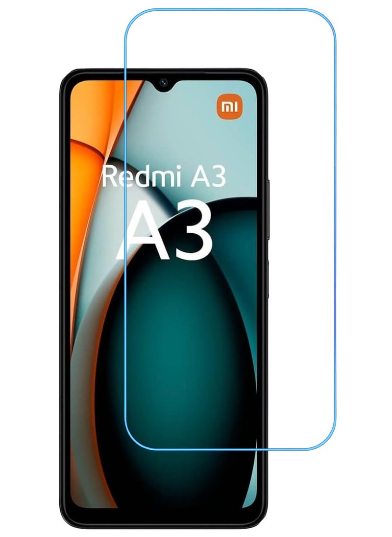 ACLIX Antistatic ESD Dustproof Premium Quality High Definition Clear Tempered Glass Screen Protector Designed For Xiaomi Redmi A3 - Image 1