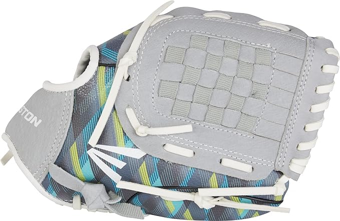 Easton | MOXIE Baseball Glove | Right Hand Throw | 10.5" Basket Web | Cyan Blue - Image 3