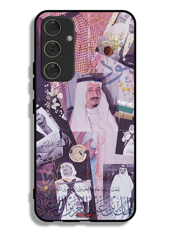 Tolwak Samsung Galaxy A54 5G Protective Case Cover King Salman Vintage Photos - Image 1