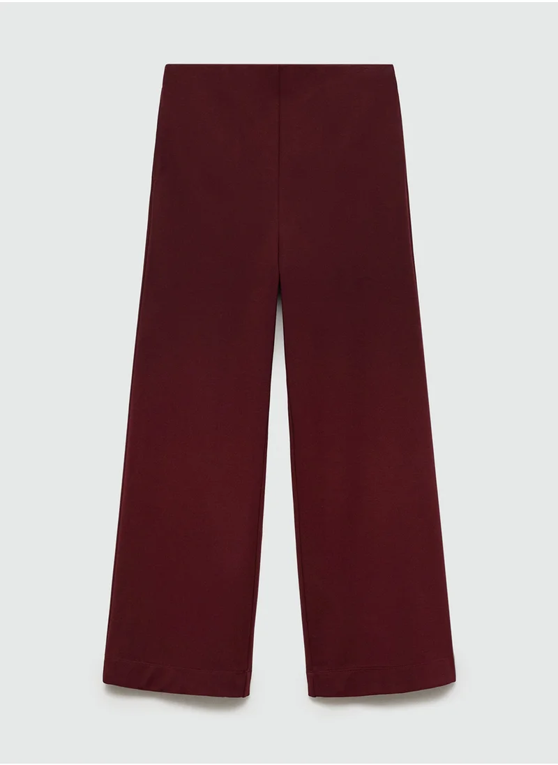 مانجو Essential Knitted Culotte Trousers