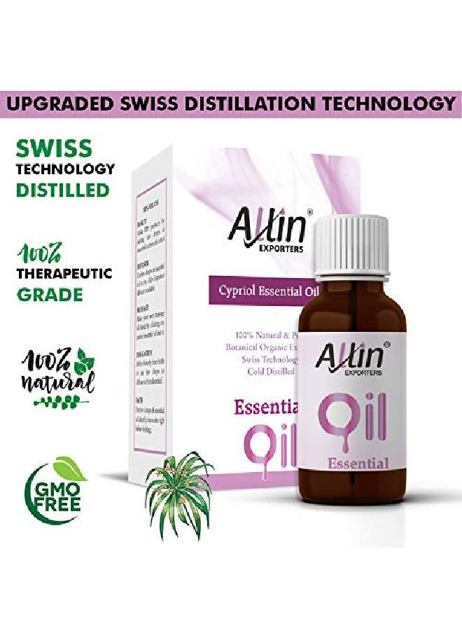Allin Exporters Cypriol Essential Oil 100% Pure l & Undiluted 15 ML  - Image 4