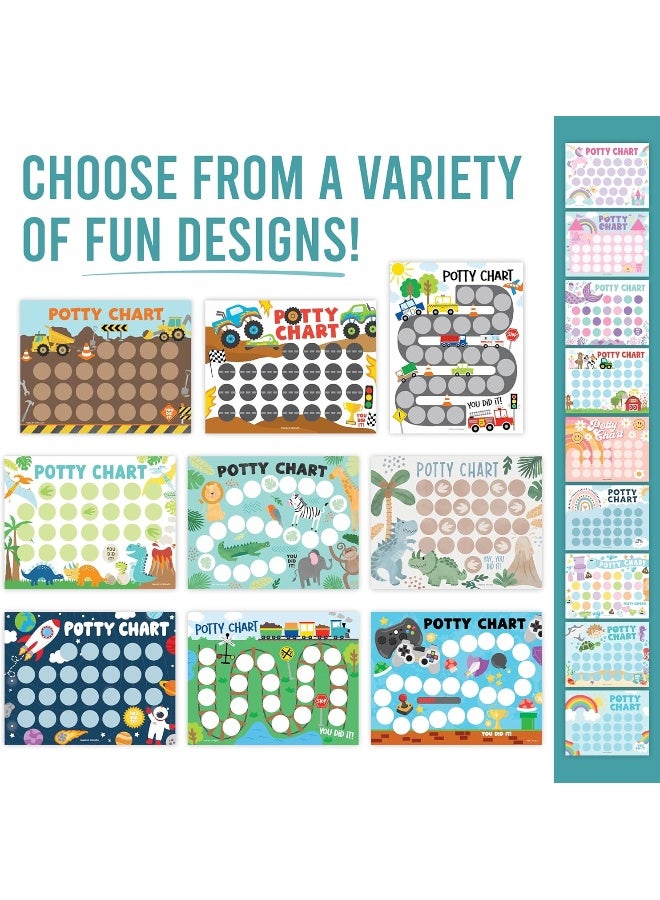 Hadley Designs Dinosaur Potty Training Chart for Toddlers Boys - Image 2