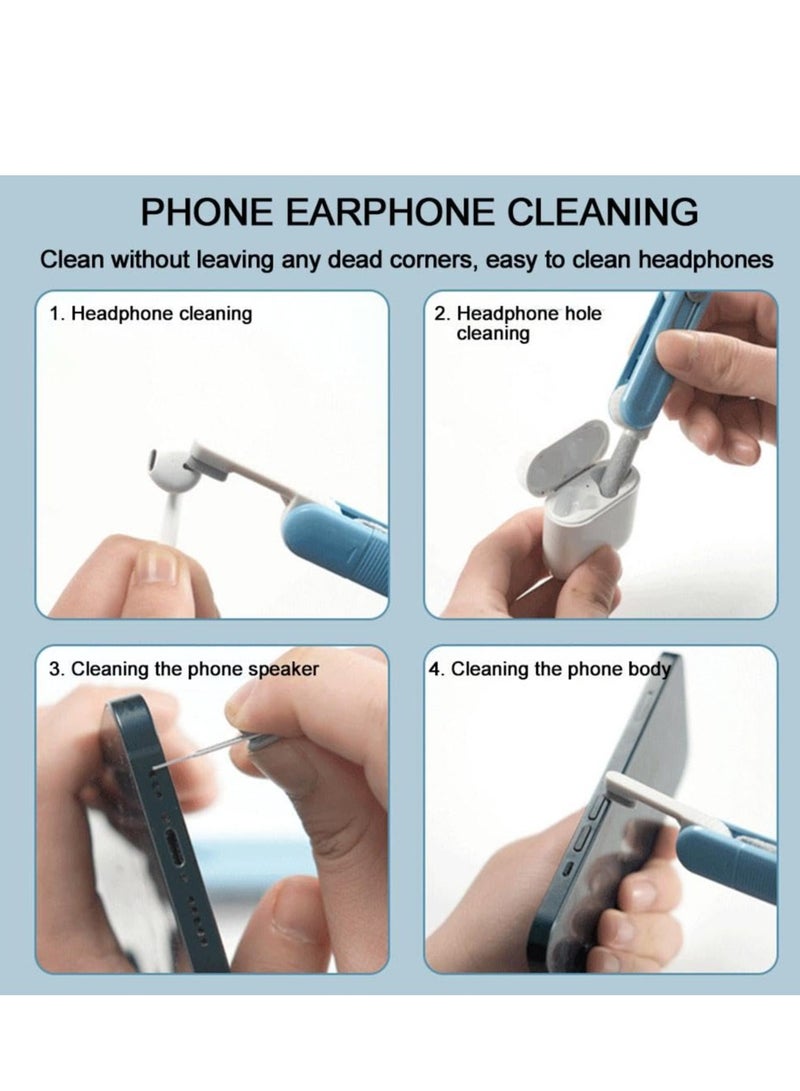 2PCS Earbuds Cleaning Pen, Wireless Headphones Cleaning Kit, Portable Soft Cleaning Brush Pen, Suitable for Tablets Cell Phone Screen - Image 4
