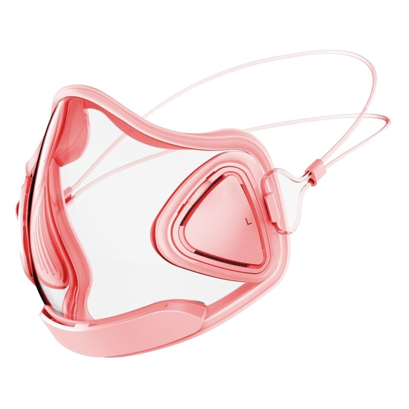 Clear Face Mask Washable Reusable Anti Fog Breathable Protective Mask Built-in Anti PM2.5 Filter for Particles Pollution - Image 1