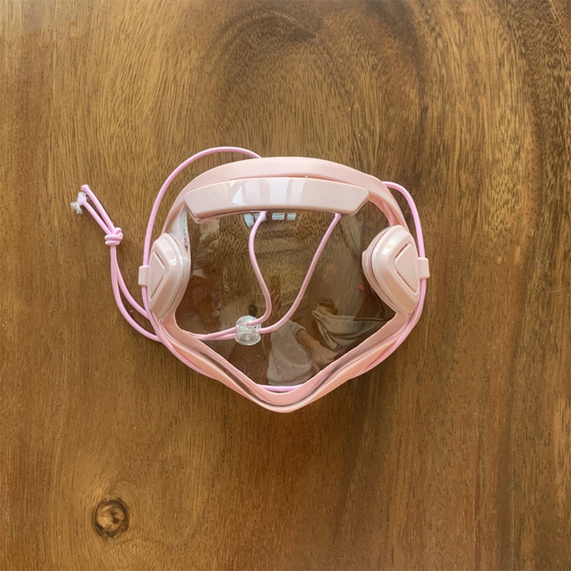 Clear Face Mask Washable Reusable Anti Fog Breathable Protective Mask Built-in Anti PM2.5 Filter for Particles Pollution - Image 4