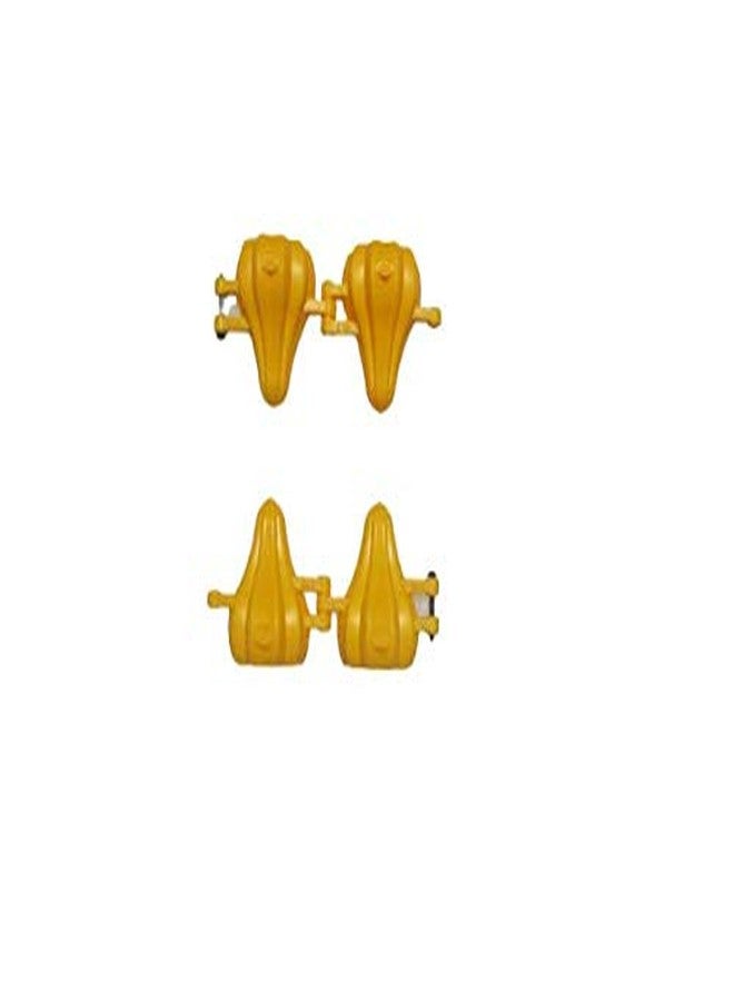 DiBha Plastic Modak, Gujiyaand Ladoo Maker Mould/Mold/Sancha for Festivals (Multicolor, Set of 5, (1 Gujiya, 2 Ladoo and 2 Modak Sancha)) - Image 3