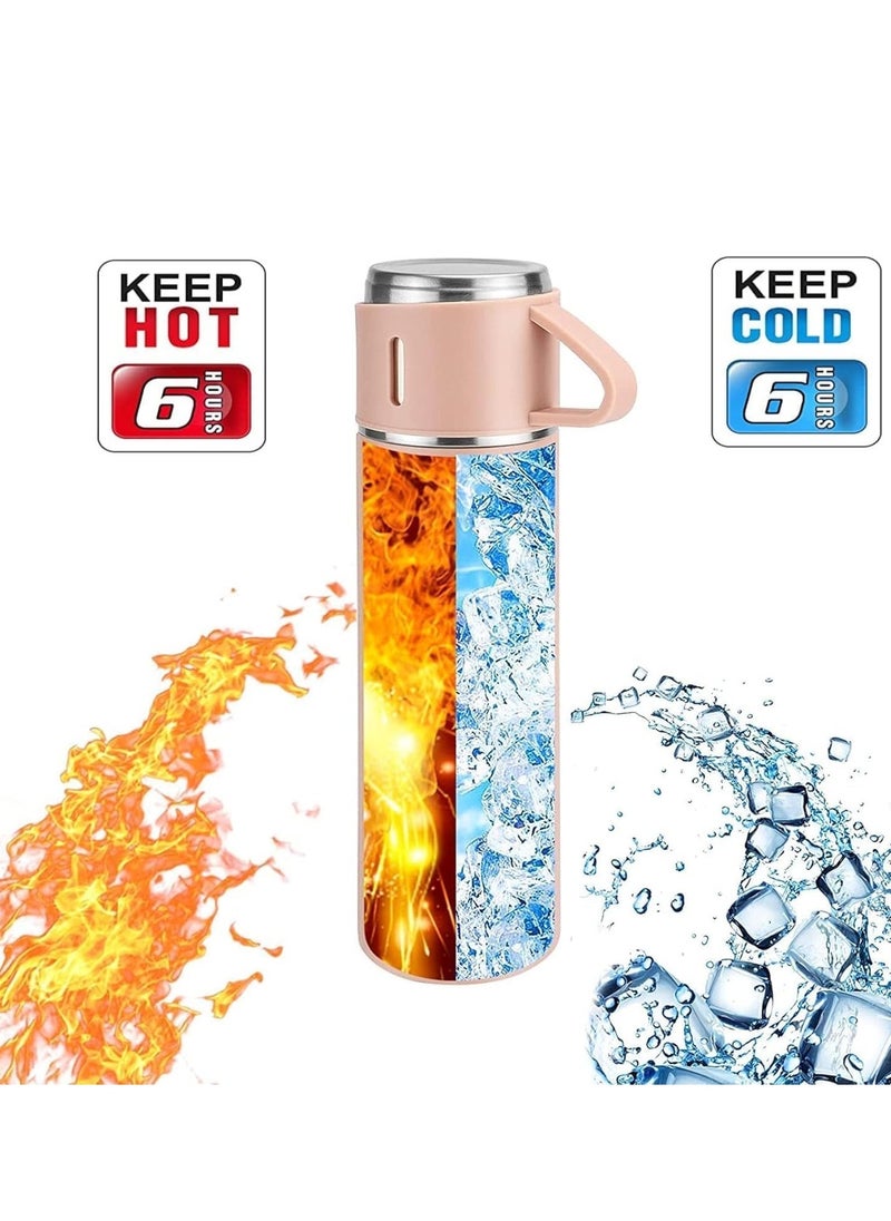 JAJEEK NEW Vacuum Insulated Flask 500ml/17.6oz Stainless Steel Thermo-Bottle with Cup for Coffee, Water, Hot & Cold Drinks – Durable & Stylish - Image 4