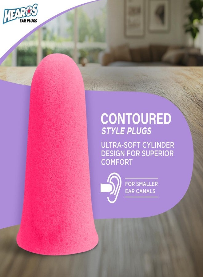Hearos Sleep Pretty Tonight Ear Plugs, Foam NRR 32, 2 Pair, Pink (5815) - Image 4