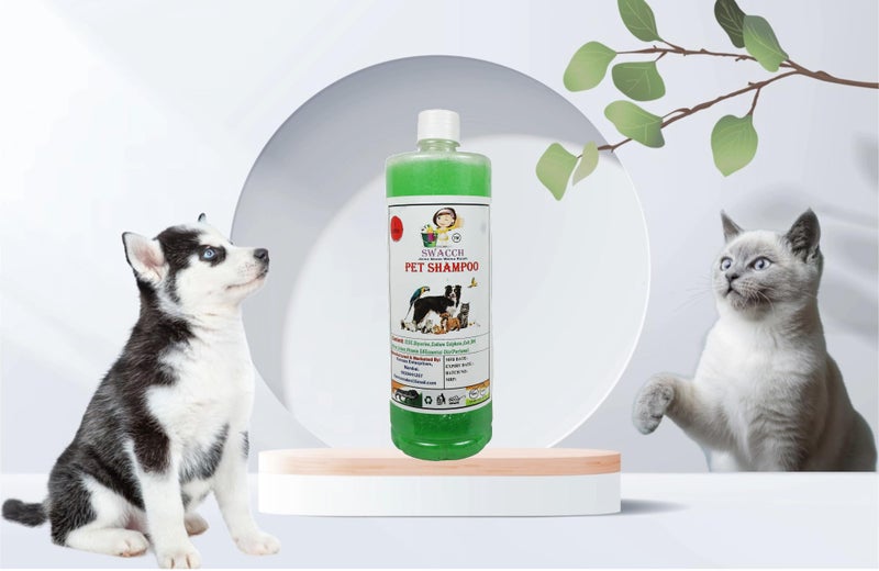 SWACCH PET Shampoo (1 Litre) NEEM ALOVERA - Image 1