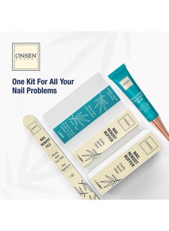 Onsen Secret Onsen Secret Nail Care Kit - Japanese Nail Buffer and Shine Kit - Strengthening & Shining - Spa-Quality Manicure - Organic Ingredients - Long-Lasting Shine - Easy & Safe - w/Cuticle Care Serum - 1pk  - Image 3