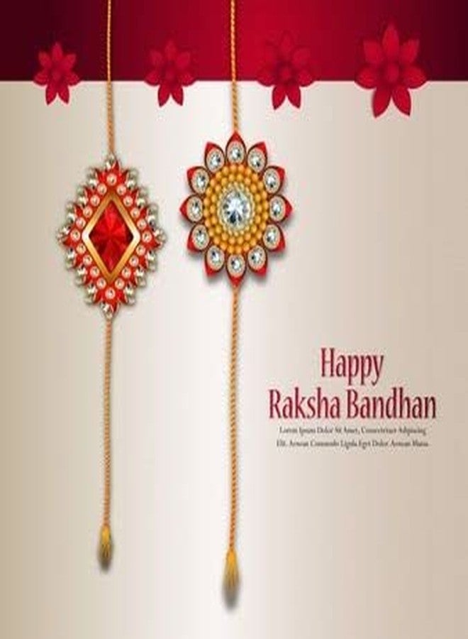 IS4A Handmade Rakhi Set of 2, Rudhaksha Rakhi and Evil Eye Rakhi, Rope Bracelet with Rudraksh Bead, Rakhi Gifts for Brother, Sister, Bhaiya, Bhabhi for Indian Rakhi Raksha Bandhan Festival (Red + Blue) - Image 5