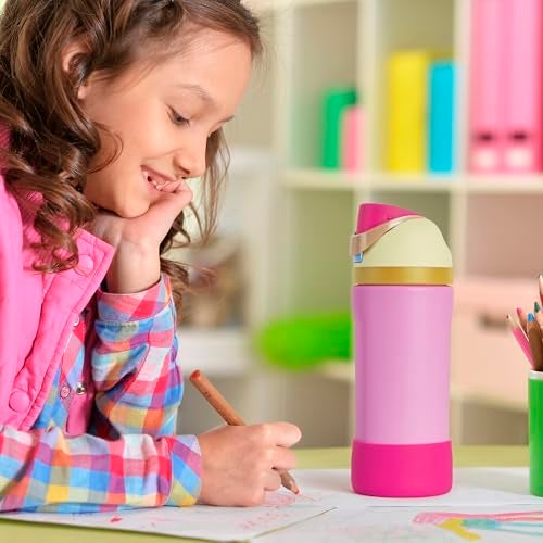 Diumepo Silicone Boot for Owala 16oz Water Bottle, Anti-Slip Protective Sleeve Bottom Bumper Protector for Owala Kids and FreeSip 16 oz Water Bottle, BPA Free （Adzuki Red） - Image 5