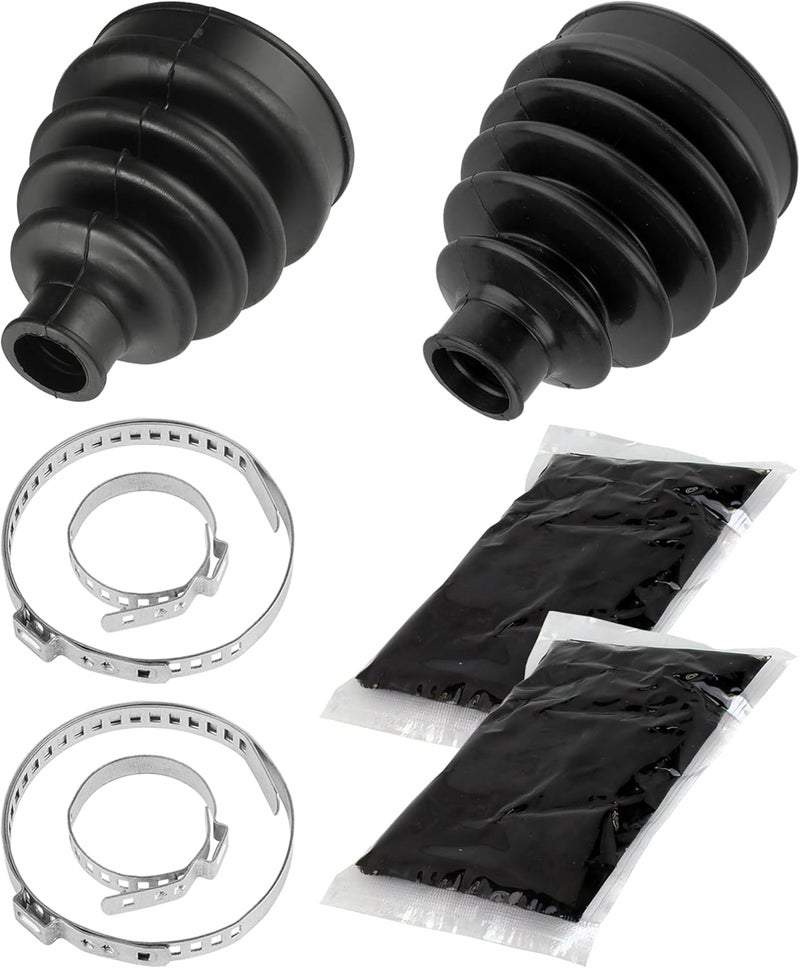 Caltric Front Axle Inner Outer Cv Boot Kit Compatible with Can-Am Outlander 800 4X4 Xt 2006 2007 2008 - Image 1