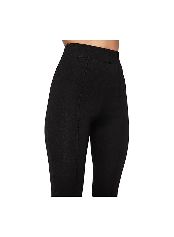 ترينديول Trendyol Women's Black Flare Knitted Pants Pants (pack of 1) - Image 3