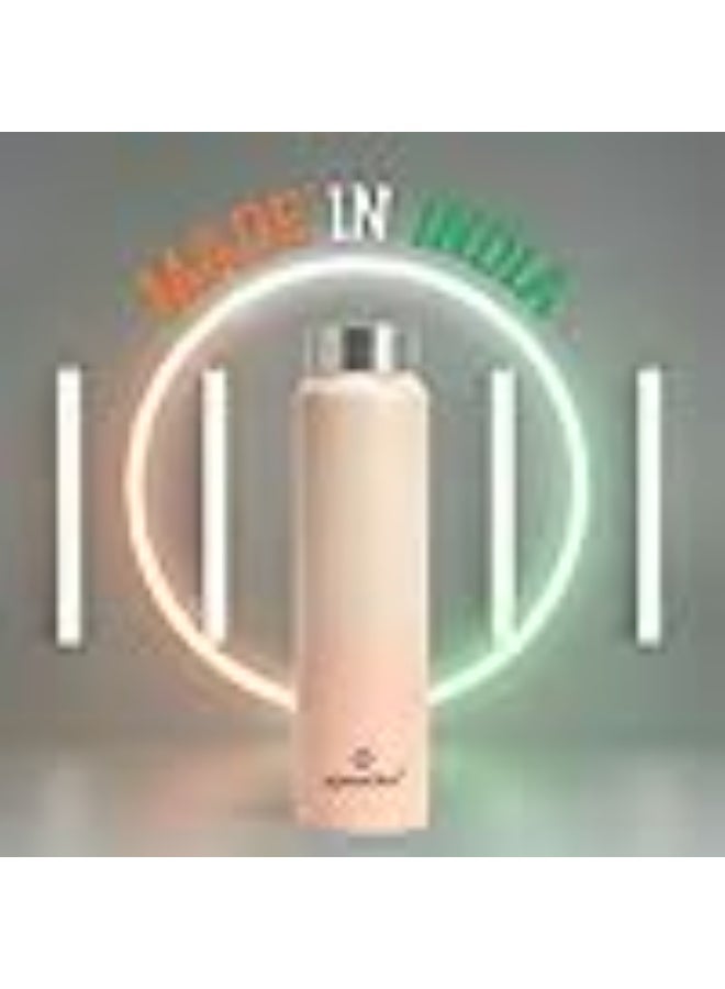 Speedex Stainless Steel Water Bottle 1 Ltr, Leak Proof Screw Cap, BIS Approved 1000 ml Metal Bottle For Daily, Office, School, Gym, Travel Use for Men, Women, Kids, Adults, Peach Orange, Set of 4 - Image 5