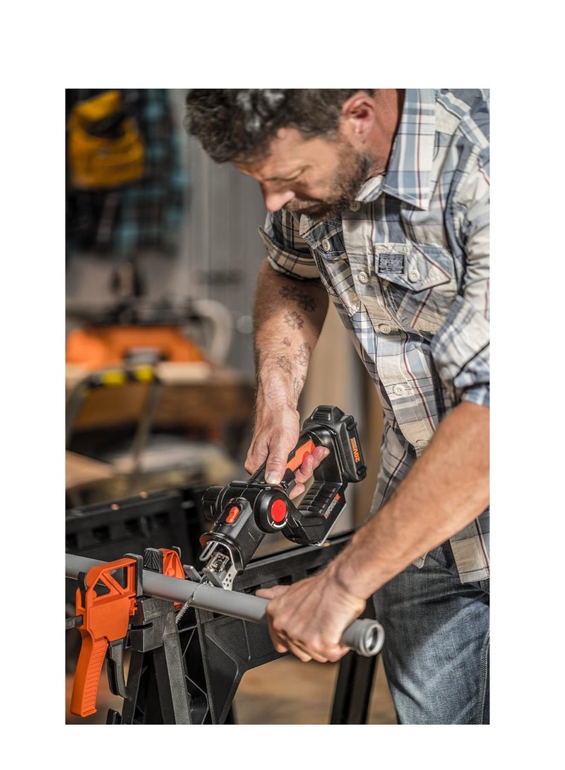 WORX Power Share Axis Cordless Reciprocating & Jig Saw - Image 5