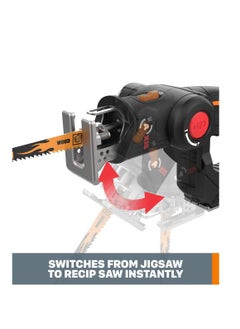 WORX Power Share Axis Cordless Reciprocating & Jig Saw  - Image 3
